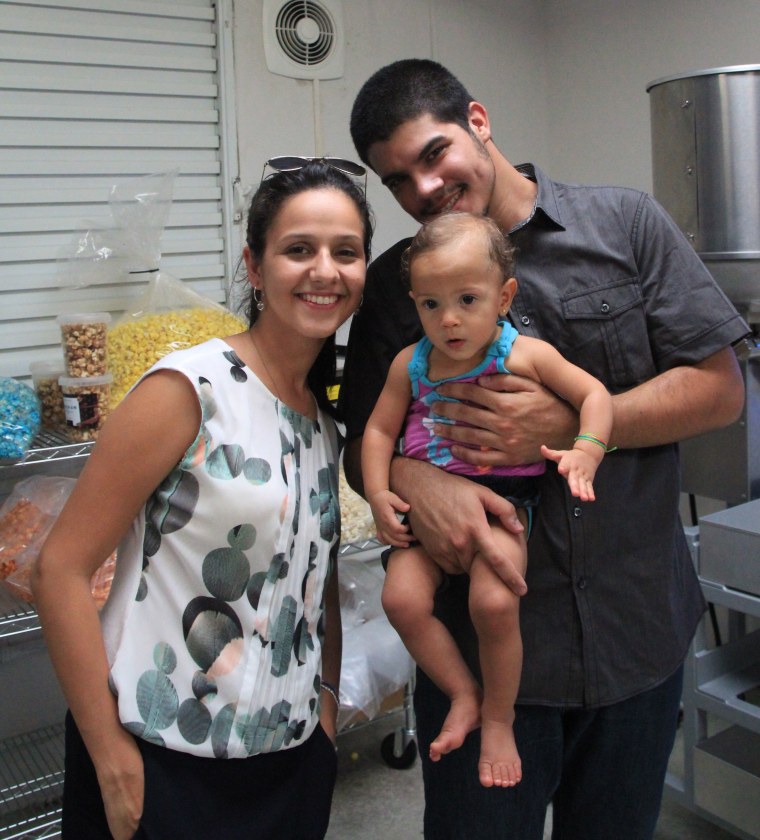 Image: Marcos Rodriguez founded the gourmet popcorn business Poskón, along his cousin Rafael Rodriguez. At the same time, he has established a new family with his wife and 1-year-old daughter.