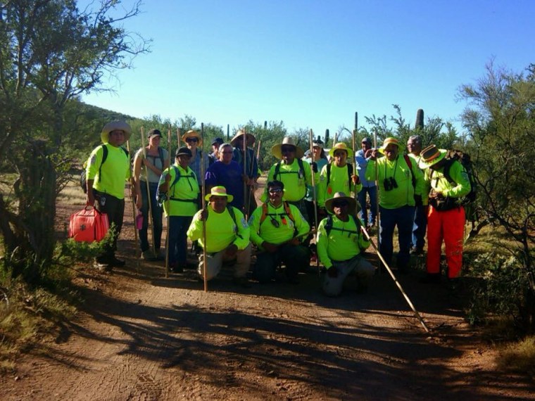 Aguilas del Desierto on a volunteer trip to find lost migrants.