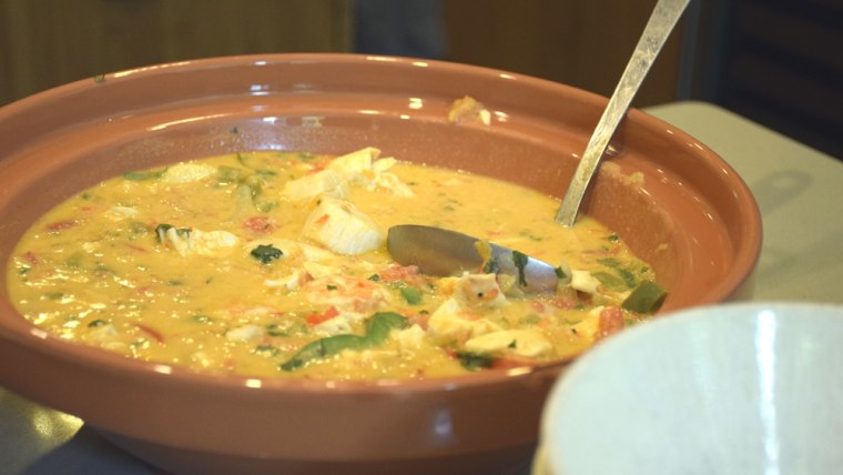 Natalie's moqueca (Brazilian seafood stew)