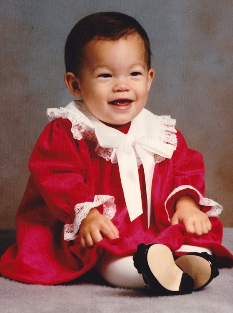 TODAY multimedia editor Samantha Okazaki as a baby, living in Japan