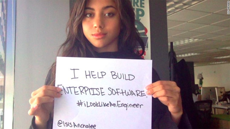 Isis Wenger started #IlooklikeanEngineer