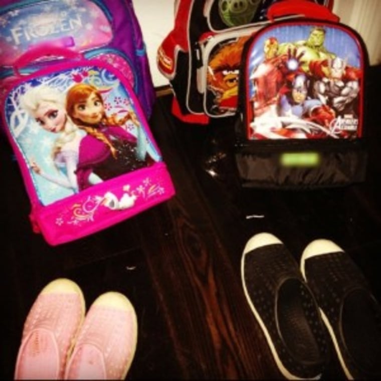 Lunch boxes and new shoes