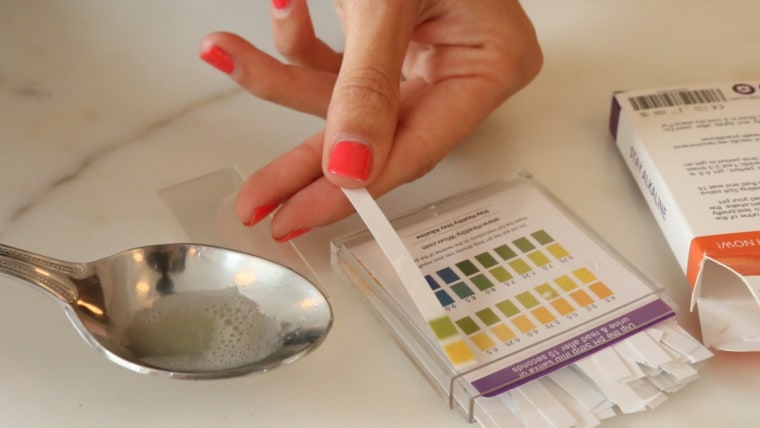 PH test strips for alkaline diet cleanse