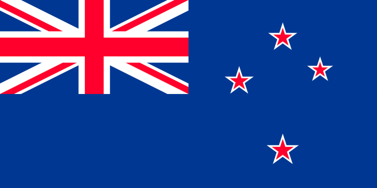 Image: Flag of New Zealand.