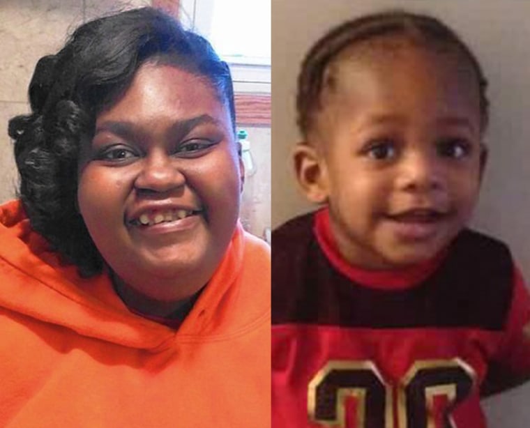 Diamond Bynum (right), 21, and her nephew King Walker (left), 2, were last seen July 25.