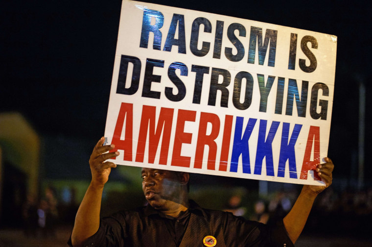 Image: TOPSHOTS-US-POLICE-RACISM-PROTEST-FERGUSON