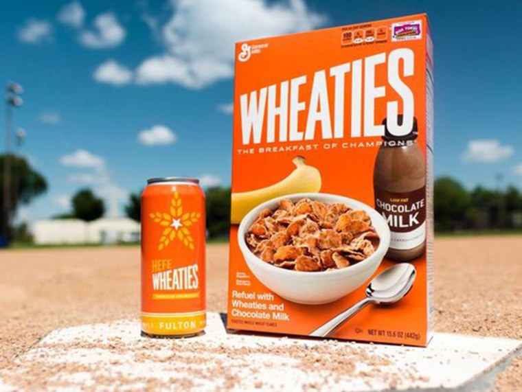 Fulton Brewery and Wheaties have combined to to create a special edition brew called "Hefewheaties."
