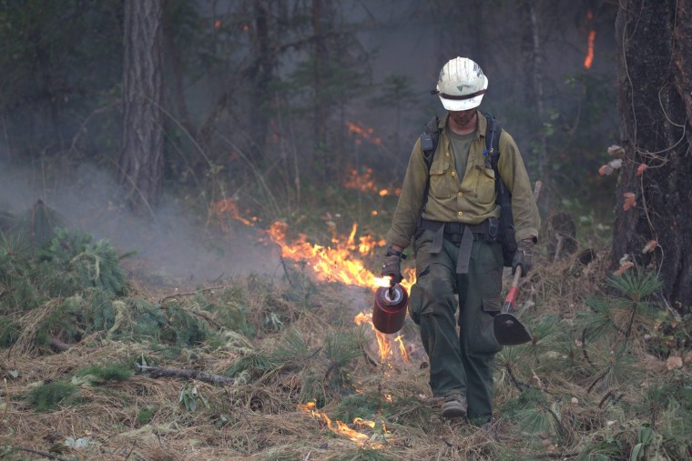 IMAGE: Stouts Creek fire in Oregon