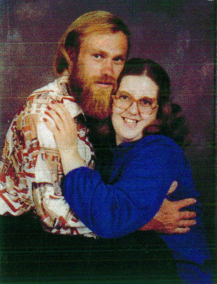 Lewis Fogle with his wife before he was sent to prison.