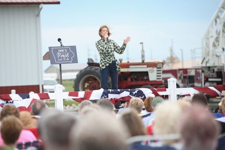Republican Presidential Hopefuls Attends Sen. Joni Ernst's Inaugural Roast And Ride Event