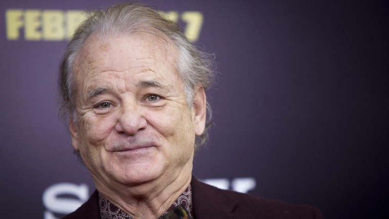 Image: Bill Murray arrives for the premiere of his movie "The Monuments Men" in New York