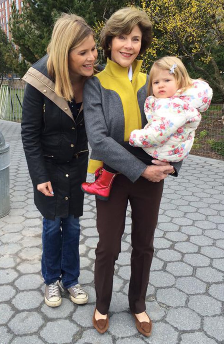 Jenna Bush Hager and Laura Bush