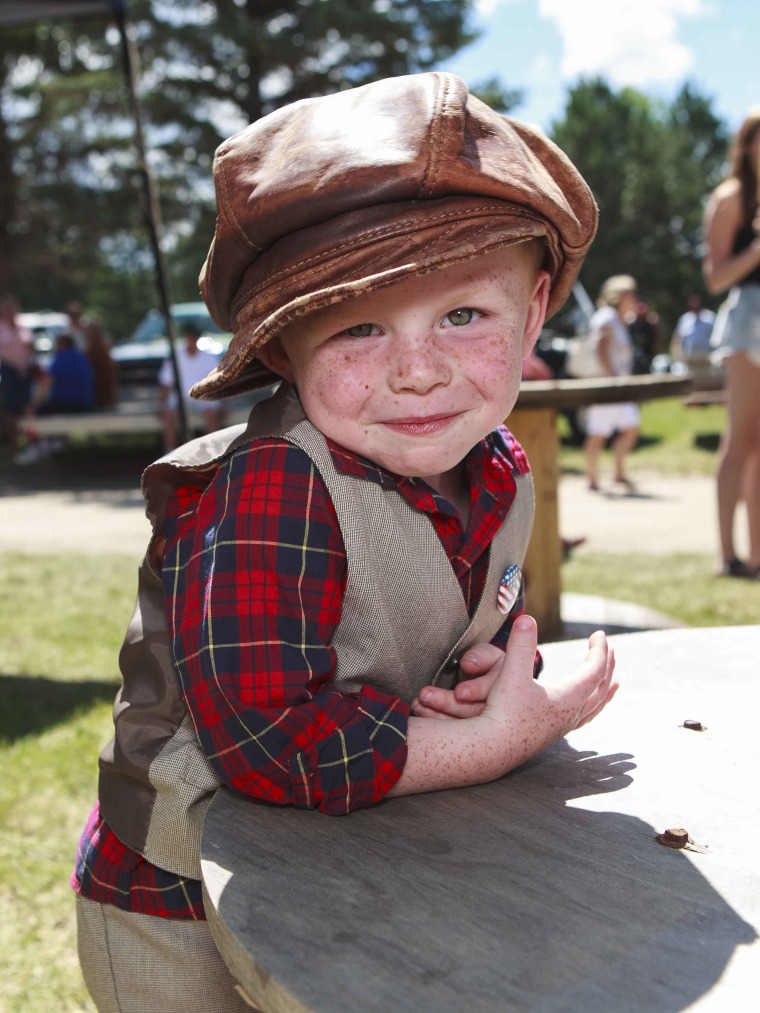 3-year-old James Tufts is mayor of Dorset, Minnesota