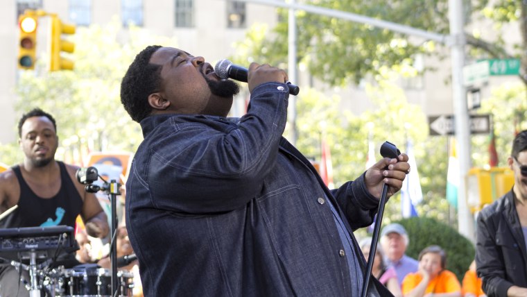 Lunchmoney Lewis performs on the TODAY plaza