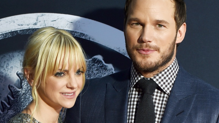 Chris Pratt and Anna Faris