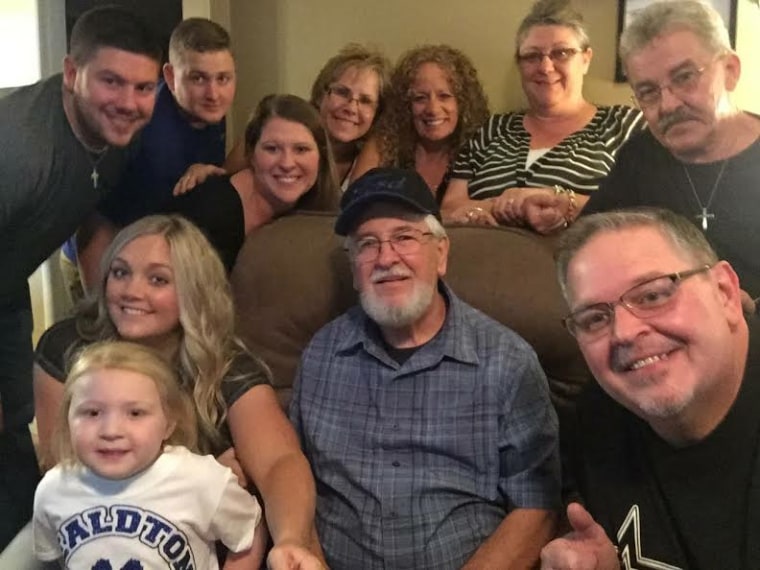 Steve Taylor and his birth family had a reunion