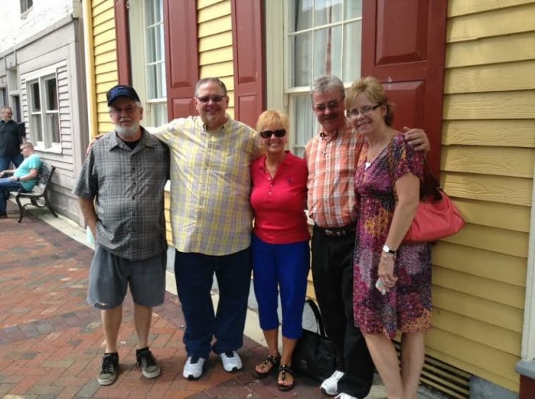 Steve Taylor was reunited with his birth family decades later