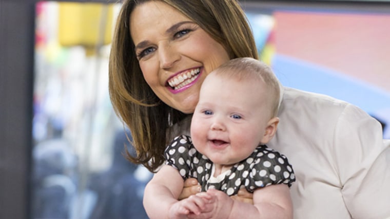 Savannah Guthrie and daughter Vale