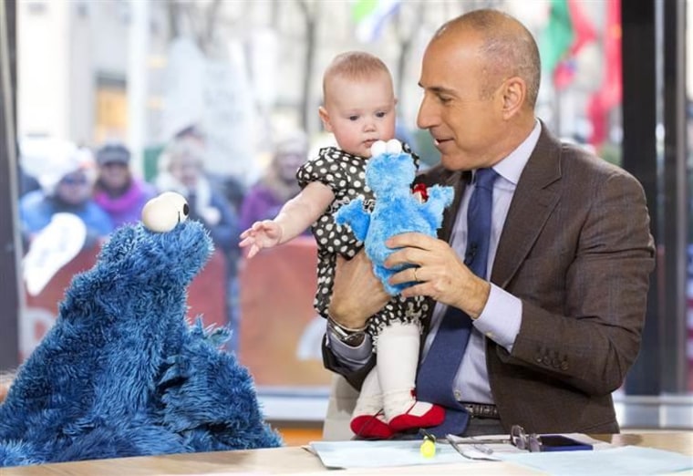 Vale, Cookie Monster, Matt Lauer.