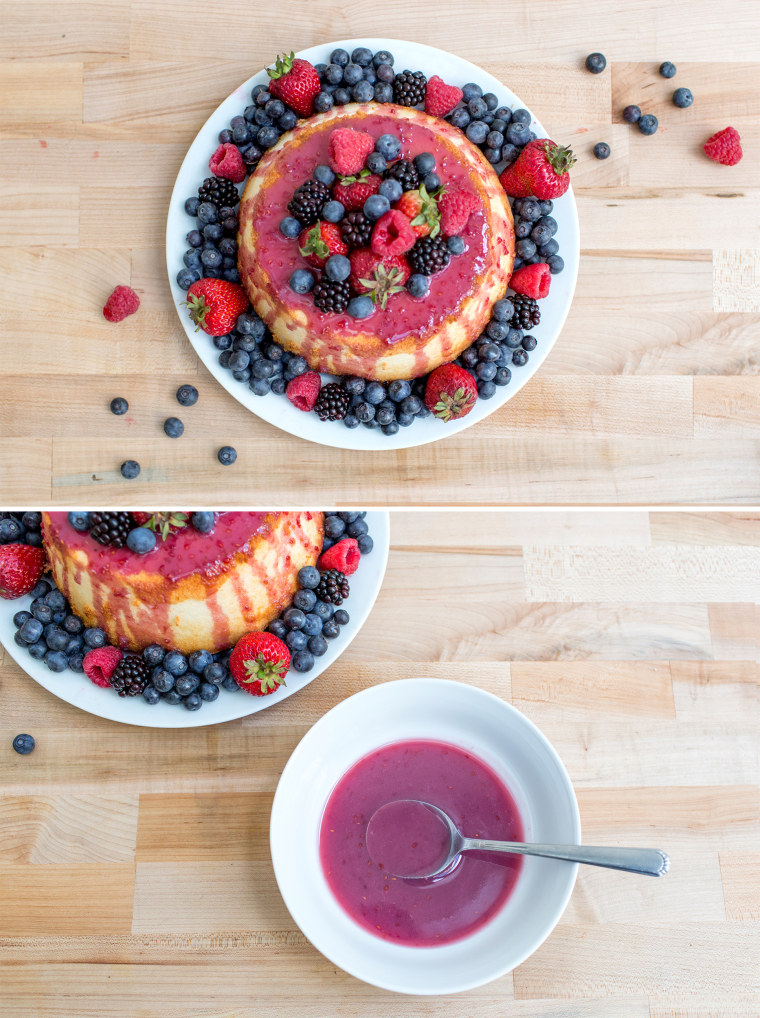 Berry glaze, food hacks