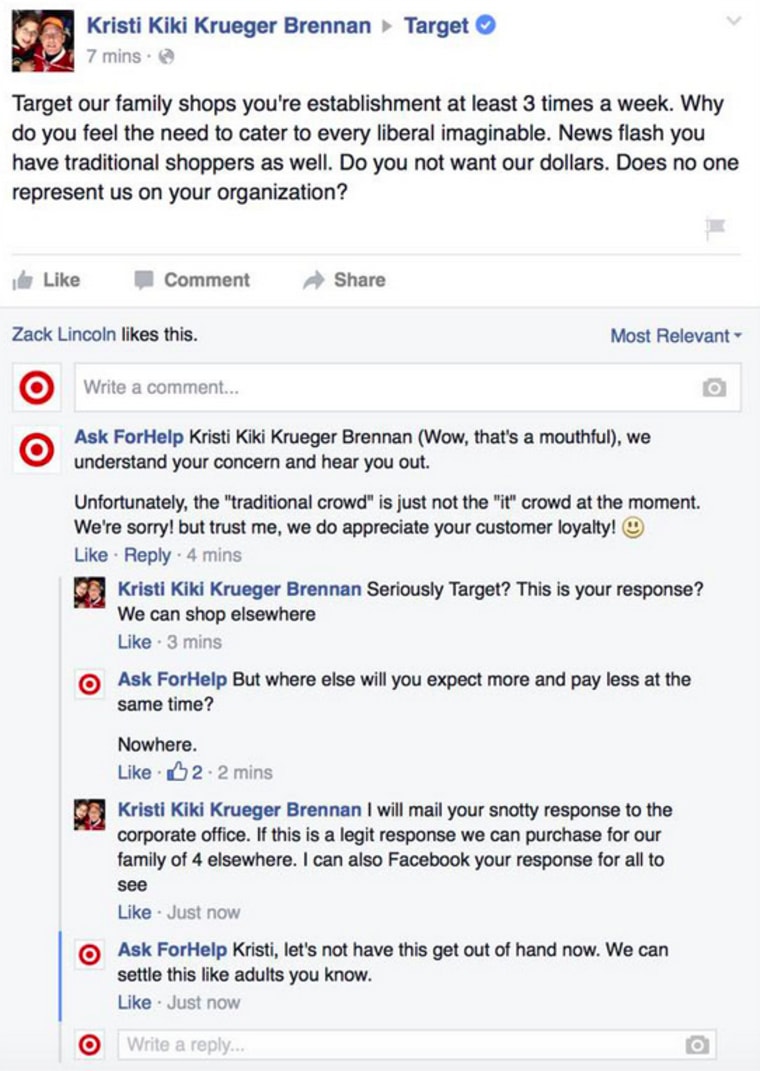 A man posing as Target customer service trolled customers complaining about the brand's gender-neutral policy