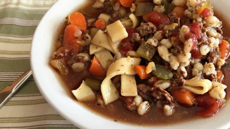 Slow-Cooker Hamburger Soup recipe