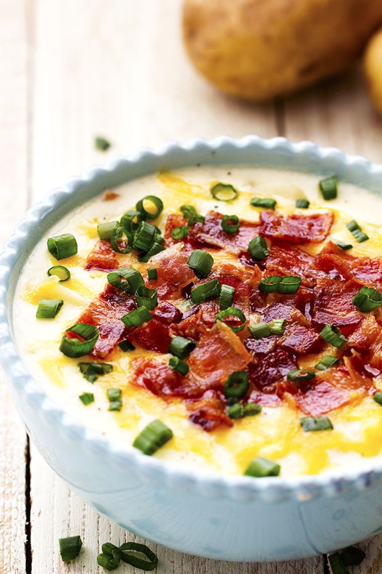 Slow-Cooker Loaded Baked Potato Soup recipe