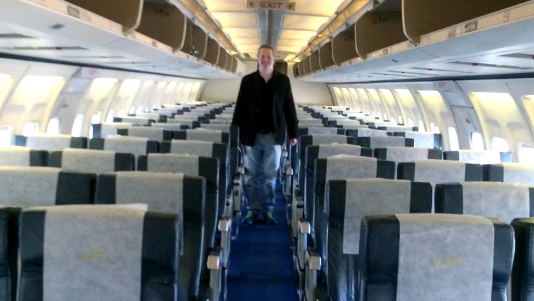 Chess player Nigel Short was the only person on a recent 737 flight from Johannesburg to Victoria Falls, Zimbabwe