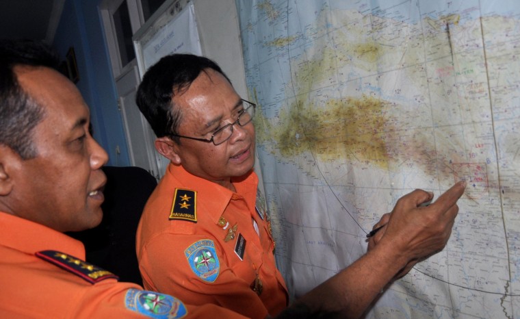 Image: Search operation for missing Trigana Air flight