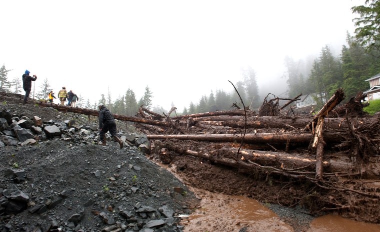 Image: Sitka landslide in Alaska