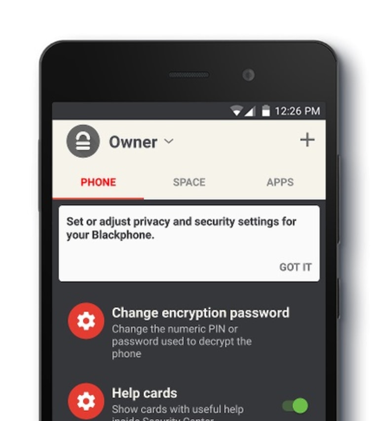 Extra security settings let you make sure you don't accidentally leak any confidential information.