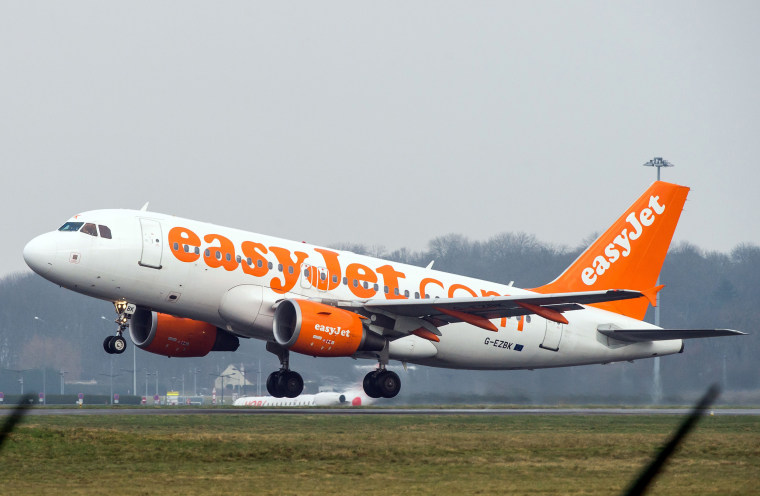 Image: An easyJet aircraft