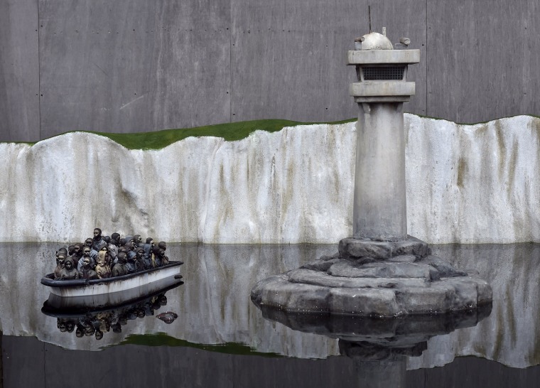 Image: An installation at "Dismaland"