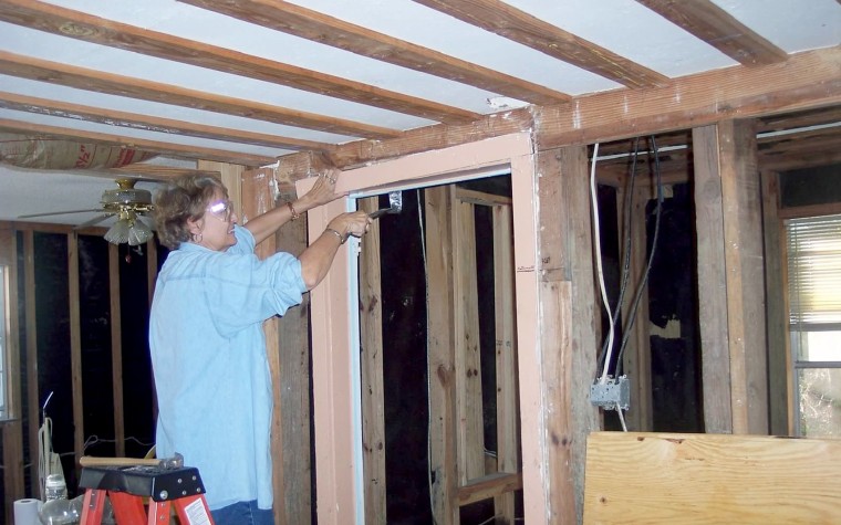 Jane Smolensky at her Waveland, Mississippi, home on Nov. 12, 2005.