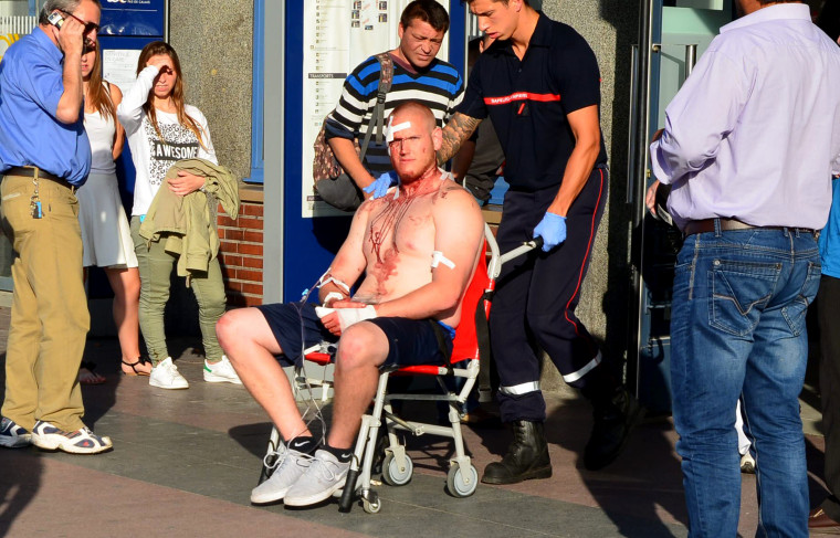 Image: U.S. Air Force serviceman Spencer Stone