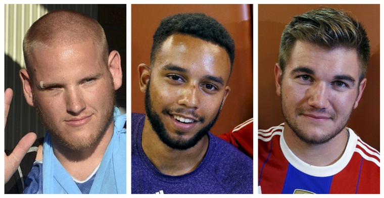 Image: Spencer Stone, Anthony Sadler and Alek Skarlatos