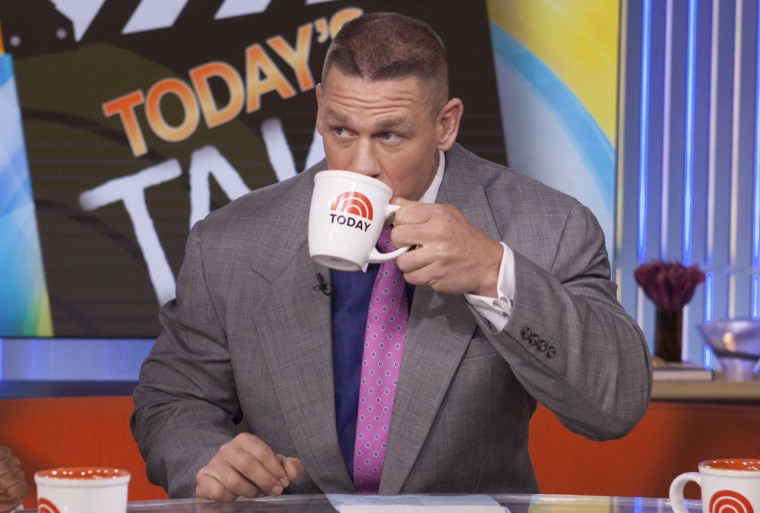 John Cena co-hosts TODAY's Take