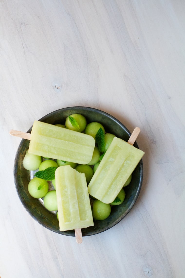 Honeydew Mint Ice Pops recipe