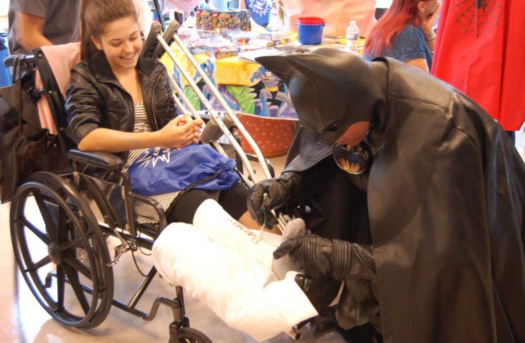 Man who dressed up as Batman to visit sick kids and adapted his black Lamborghini to look like the Batmobile, died in a traffic accident.