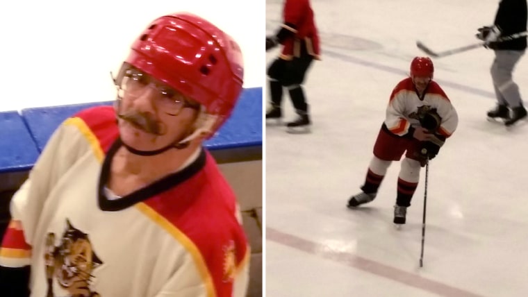 94-year-old hockey player