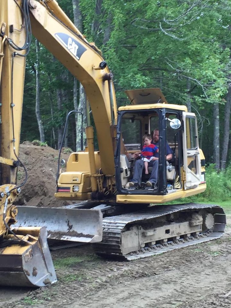 Kellan Tilton had his wish to spend more time with his family -- via a backyard pathway -- fulfilled