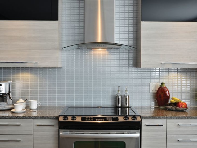 Smart Tiles Peel and stick backsplash Milano Carrera tiles