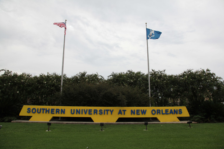 Image: The new Southern University at New Orleans sign.