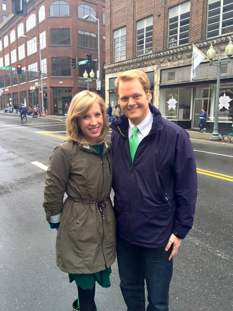 Image: Chris Hurst and Alison Parker