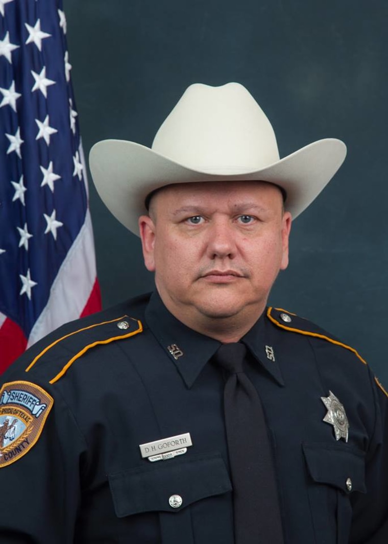 Deputy Darren Goforth, pictured in this official image from Harris County Sheriff's Office.