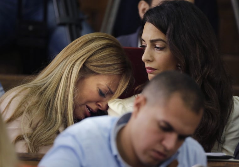 Image: Marwa Fahmy, Amal Clooney