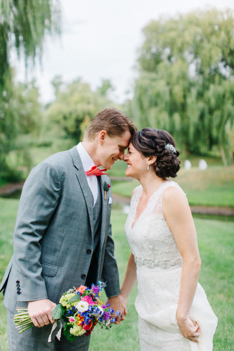 Rachel and Patrick Givens asked their grandmothers to be flower girls