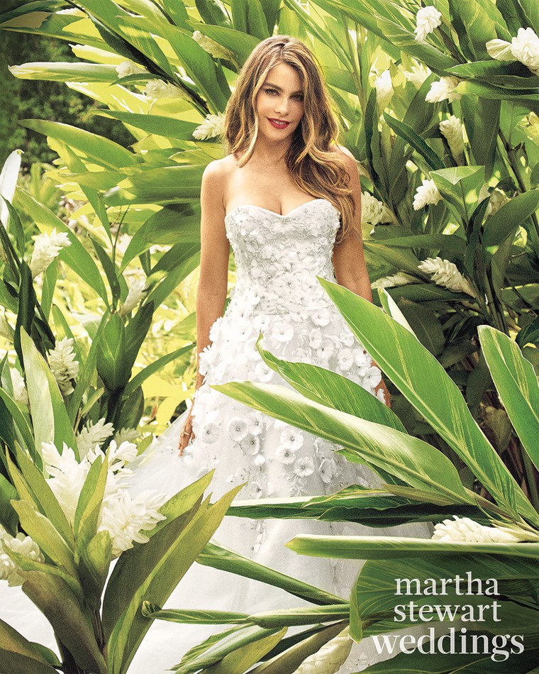 Sofia Vergara being on the cover of the upcoming issue of "Martha Stewart Weddings."