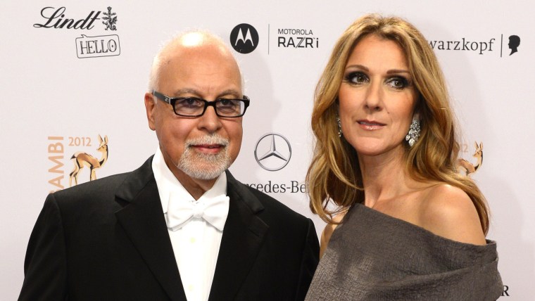 Celine Dion and her husband Renee Angelil