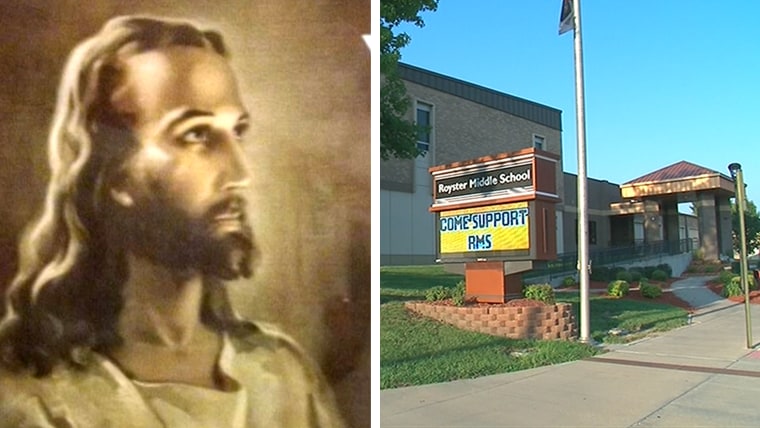 Jesus painting school controversy